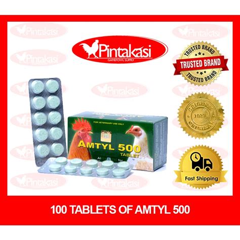 AMTYL 500 (10 tablets) ANTIBACTERIAL .